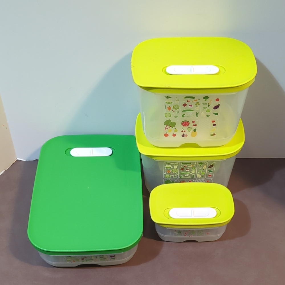 Tupperware 4 Piece Set Fridge Smart Excellent Preowned Condition